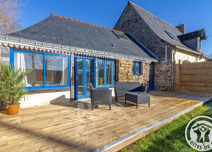 펜션 Charmante Maison En Anjou Bleu, 2 Pers, Terrasse, Poele A Bois, Equipements Bebe, Cuisine Equipee - Fr-1-622-72 Noellet