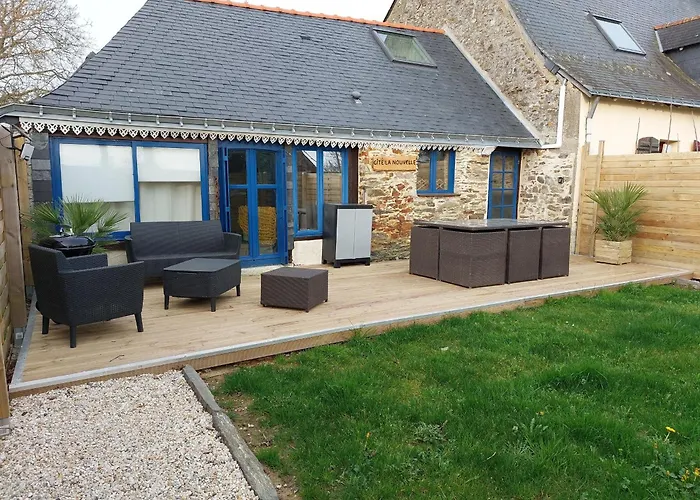 Charmante Maison En Anjou Bleu, 2 Pers, Terrasse, Poele A Bois, Equipements Bebe, Cuisine Equipee - Fr-1-622-72